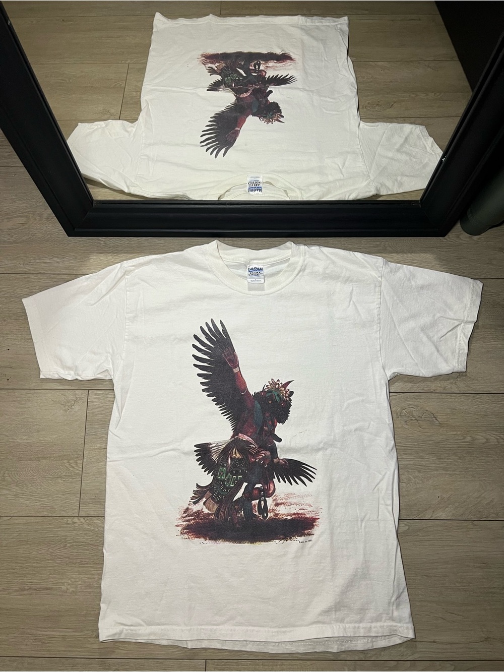 Vintage 1991 Eagle Native American Casual Shirt